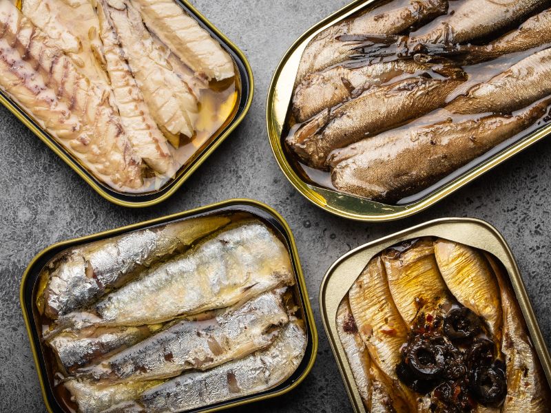 canned fish and seafood